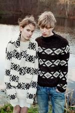 Fænomen. Sofie Gråbøls karakter i 'Forbrydelsen', Sarah Lund, gik med den karakteristiske sweater med stjernemotiv fra Gudrun &amp; Gudrun. Den blev et fænomen og har været med til at slå designerduoens navn fast. Pr-foto 