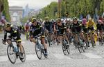 VINDER. Med tidtagningen sat ud af spil kunne Sky og Chris Froome tage det med ro på afslutningen af årets Tour de France. 