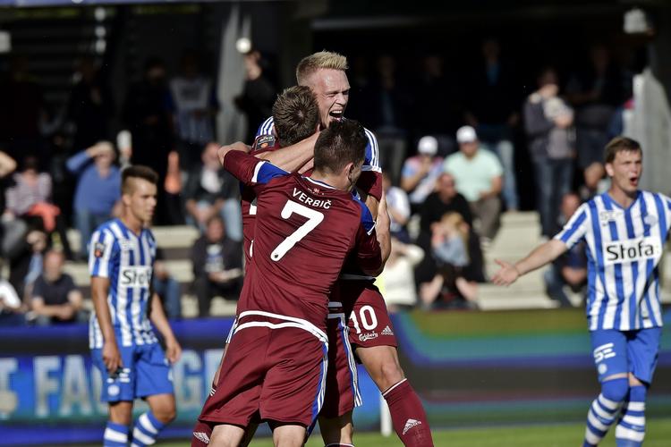 1-2. Med en assist og en scoring havde Nicolai Jørgensen en væsentlig andel i FCK's sejr. 