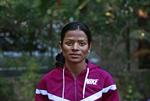 LETTET. Dutee Chand er lykkelig for, at hun igen kan løbe 100 og 200 meter internationalt, efter Cas har underkendt verdensatletikforbundet IAAF's regler omkring en kønstest. 