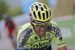 udslukt. Alberto Contadors satsning på både Giroen og Touren gav bagslag. 