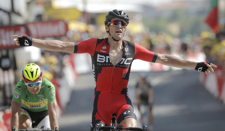 Dyst. På 13. etape i Rodez i årets Tour de France vandt Greg Van Avermaet  over Peter Sagan. Nu har han gjort det igen. 