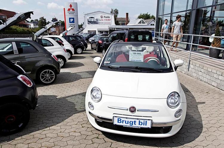 HIT. Fiat 500 er populær som leasinbil. Brugtkøbere kan gøre en god handel, når bilen skal sælges igen efter leasingperioden. 