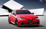 NYSKABELSE. Den nye Alfa Romeo Giulia er klar på markedet næste år. Der er kun sparsomme detaljer om bilen. Foto: Alfa Romeo 