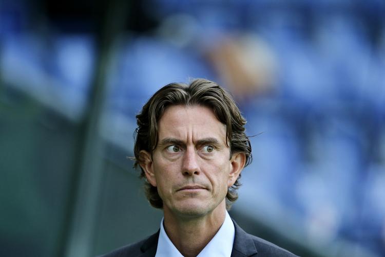 PRESSET. det kan godt være, at Brøndby-træner Thomas Frank havde sagt, at 0-0 ikke ville være en fiasko, men han var undervejs bestemt ikke tilfreds med sit holds spil på hjemmebanen. 