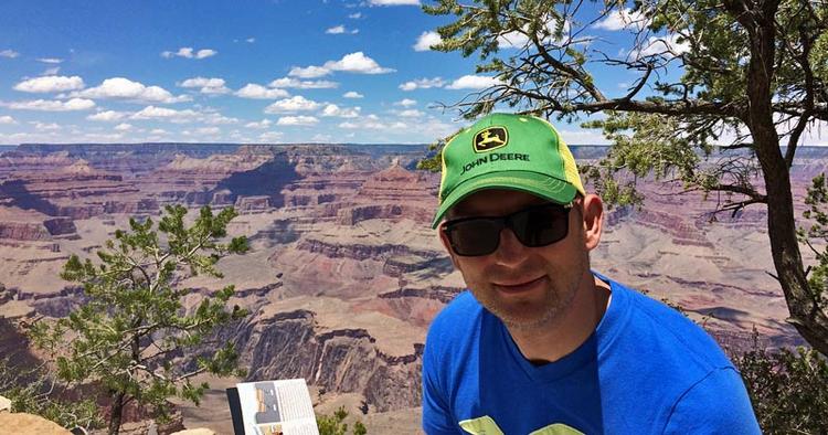 AMERIKAFARER. Den nyudnævnte erhvervs- og vækstminister Troels Lund Poulsen, som også har turismen under sig, har besøgt USA over 25 gange. Her ses han i Grand Canyon i 2013. Privatfoto 
