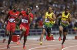 Dopet. Tyson Gay (nr 2 fra venstre) er en af de atleter der er blevet taget for doping og har afsonet karantæne. Måske er problemet større end hidtil antaget i atletikkens verden. 