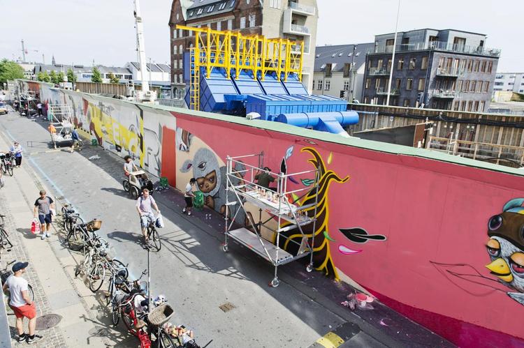 Metrohegnskunst. Smukificeringen ved Sdr. Boulevard vender tilbage for fjerde år i træk. 