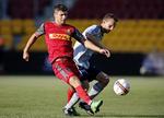 1-0. FC Nordsjælland har fået slettet nullet på målkontoen i første halvleg af hjemmekampen mod AaB i Superligaen. 