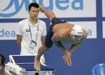 REKORD. Otte tiendedele barbrede Viktor Bromer af den nordiske rekord i 200 meter butterfly, da han svømmede sig i VM-semifinalen. 