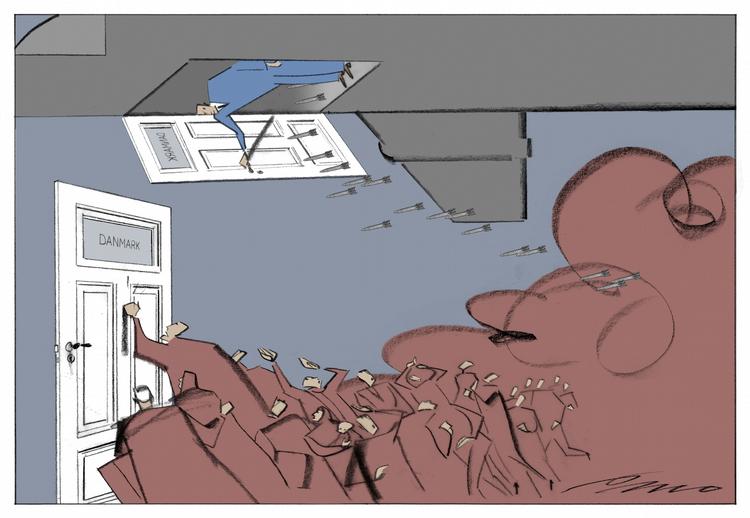 Tegning. Per Marquard Otzen 