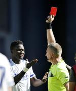 tænding. Daniel Amartey forløb sig og indkasserede et rødt kort, der blev dyrt for FCK. 
