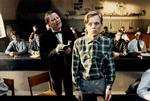 Ondskaben. Hans Scherfigs 'Det forsømte forår', filmatiseret af Peter Schrøder i 1993, fokuserer på magt og tvang i mellemskolen og gymnasiet. Foto: Henrik Petit/Regner Grasten FIlm 