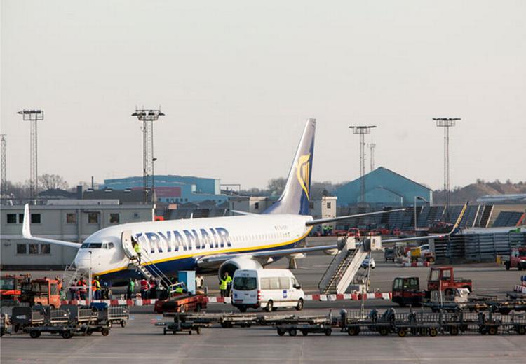 Omstridt. Ryanair blev ramt af blokade, da det tidligere i år begyndte at flyve fra Københavns Lufthavn. 