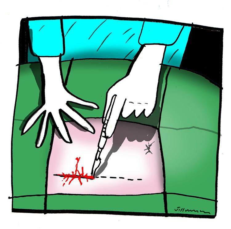 Tegning. Jørn Villumsen 