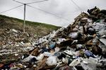 Affald.Losseplads i nærheden af Slagelse. 