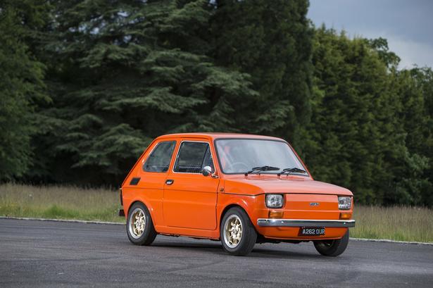 1983 Fiat 126 Abarth Replica Sports Saloon, 150.000 kroner. 