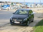 HØJBENET.  Den særlige designstil i Mercedes B-klasse giver god plads i kabinen. 