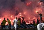 Pyroteknik. Der er altid gang i den - af og til lidt for meget - når Brøndby spiller mod FCK. 