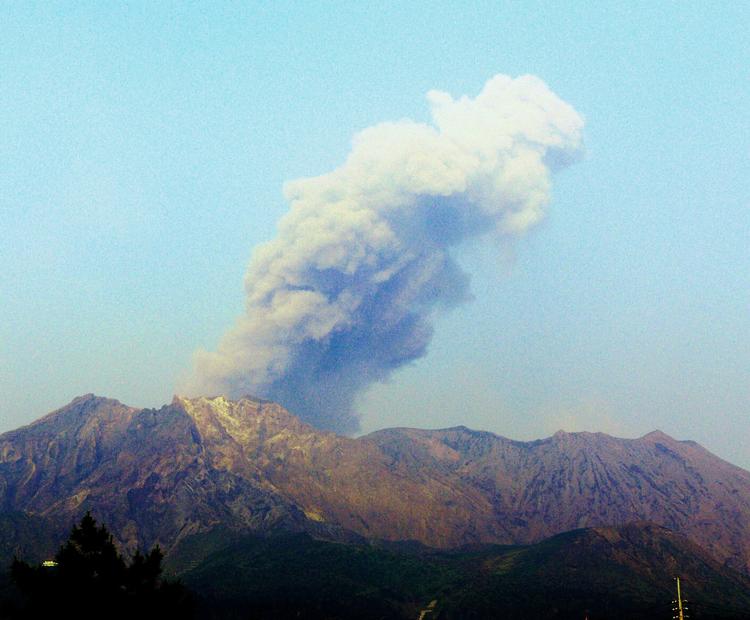 Vulkan. Den 1.117-meter høj vulkan Sakurajima er i fare for at gå i udbrud, advarer eksperter. 