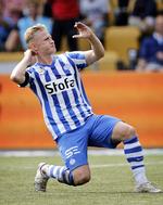 Superscoring. Lasse Rise bankede bolden ind til 2-0 fra 25-30 meter i 1. halvleg. Efter pausen var han tæt på, at score på frispark. 