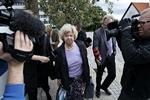 Statsløsesag. Afhøring i Statsløsekommissionen. Tildigere Integrationsminister   Birthe Rønn Hornbech (V) ankommer til afhøring. 