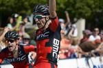 Sejr.  Taylor Phinney (BMC) vinder 1. etape i USAPro Challenge på hjemmebanen i Colorado. 