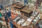 HUDSON Yards 10-bygningen er foreløbig nået til 18. etage. Den skal blive 52 etager høj. Indvielse i 2016. 