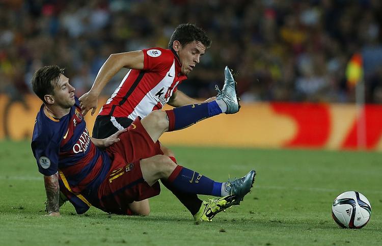 Nedtur. Messi og Barcelona fik ørerne i maskinen i de to kampe mod Bilbao. Måske tredje gang bliver lykkens gang. 