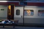 Skudepisode. Politiets efterforskere på stationen i Arras undersøger det tog, hvor en gerningsmand i går aftes indledte et skyderi. 