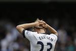 Nedtur. Christian Eriksen leverede en assist i dag, men måtte alligevel gå skuffet fra banen. 