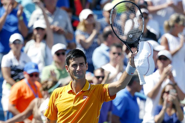 Triumf. Med dagens sejr har Novak Djokovic nu vundet fem af fem indbyrdes opgør mod Aleksandr Dolgopolov. 