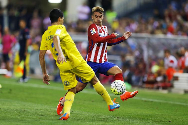 Smal. Antoine Griezmann (th) stod bag den eneste træffer i opgøret. 