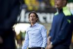 ANSVAR. Thomas Frank skal løfte sit hold betydeligt, hvis han skal holde pladsen som træner i Brøndby. 