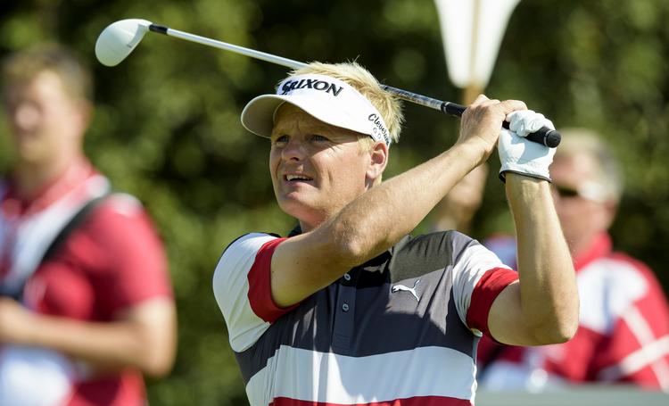 ENGAGERET. Søren Kjeldsen elsker sit job som golfspiller, og i øjeblikket giver han prøver på sine evner i Himmerland. 