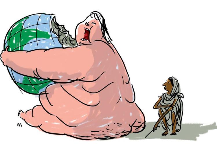 Tegning: Mette Dreyer. 