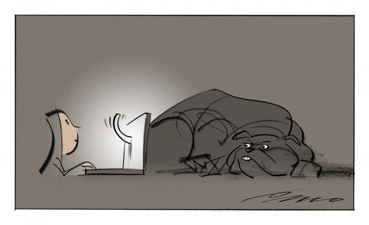 Tegning. Per Marquard Otzen 