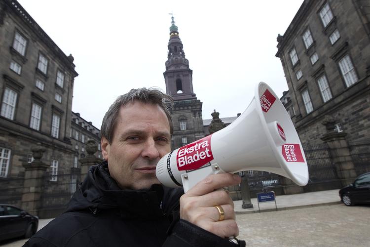 Vagthund. Ekstra Bladets journalist Jan Kjærgaard var i mange år kendt for at gå kritisk til Christiansborg-politikerne. 