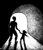 Tegning. Anne-Marie Steen Petersen 