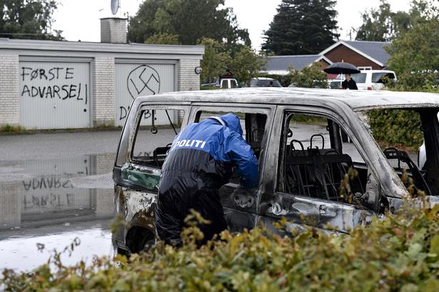 Hærværk mod asylcenter: Nazisymboler er første advarsel