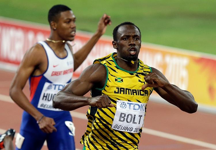 SUVERÆN. For fjerde gang i træk vandt Usain Bolt VM-guldet i 200 meter løb. 