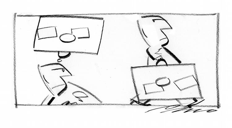 Røveri. Udenlandske investorer har haft for nemt ved at svindle sig til milliardbeløb hos Skat. Tegning: Per Marquard Otzen 