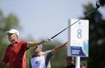 OUT. En skævert fra Jordan Spieth betyder, at han ikke længere er nummer 1 i verden. 