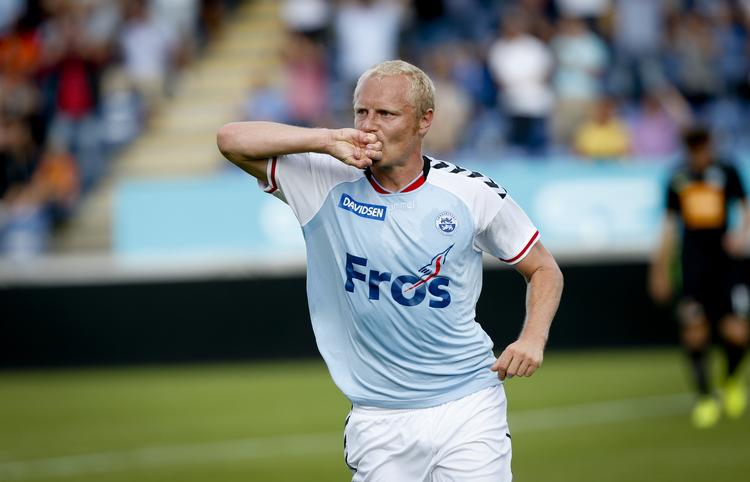 TOPSCORER. Med mål nummer fire og fem i denne sæson er Tommy Bechmann nu nummer to på Superligaens topscorerliste. 