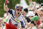 Sejr. Alexander Kristoff vandt i Frankrig og demonstrerede deremd, at han er i god form før VM. 