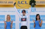 power. Med en gigantisk kraftanstrengelse kæmpede Tom Dumoulin sig forbi Chris Froome på de sidste meter og vandt etapen. 