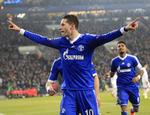 solgt? Julian Draxler fejrer en scoring for Schalke i en gruppekamp i Champions League i 2013. 