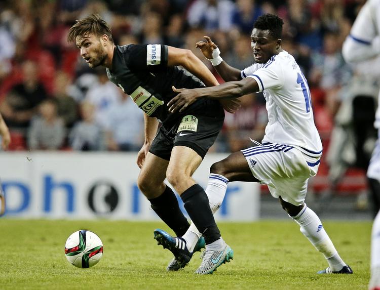 UENIGHED. Daniel Amartey (th) kunne ikke blive enig om betingelserne for et skifte til Marseille, der ellers har købt stort ind i transfervinduet. 