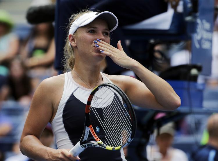 Tennis. Caroline Wozniacki slog Jamie Loeb i første runde ved US Open. 