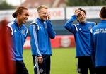 AFLØSER? Nicolai Jørgensen (i midten) er i spil til at væremed fredag. 